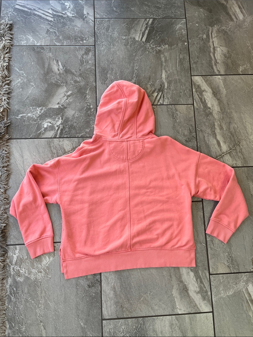 💓 Carhartt French Terry Midweight Hoodie Size Large Oversized Pink - Picture 3 of 11